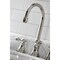 Kingston Brass KS2986TAL Tudor Widespread Bathroom Faucet W/ Brass Pop-Up, Nickel KS2986TAL - alternate 6